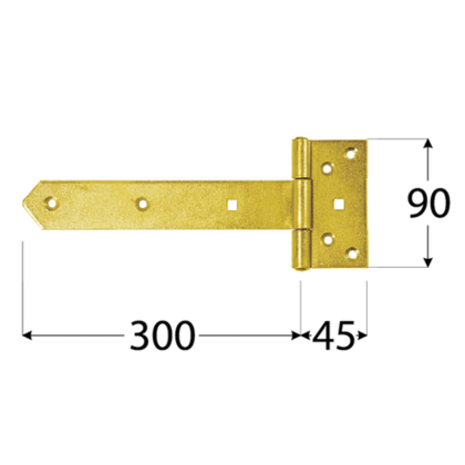 DOMAX Závěs bránový 300x45 ZB300 8104