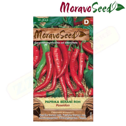 MORAVOSEED Paprika beraní roh POSEIDON, pálivá 64506