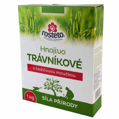 ROSTETO Hnojivo s čedičovou moučkou - trávníkové 1 kg